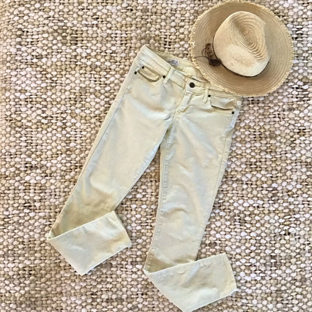 GAP Always Skinny Lemon Meringue/Yellow Jeans Size 2